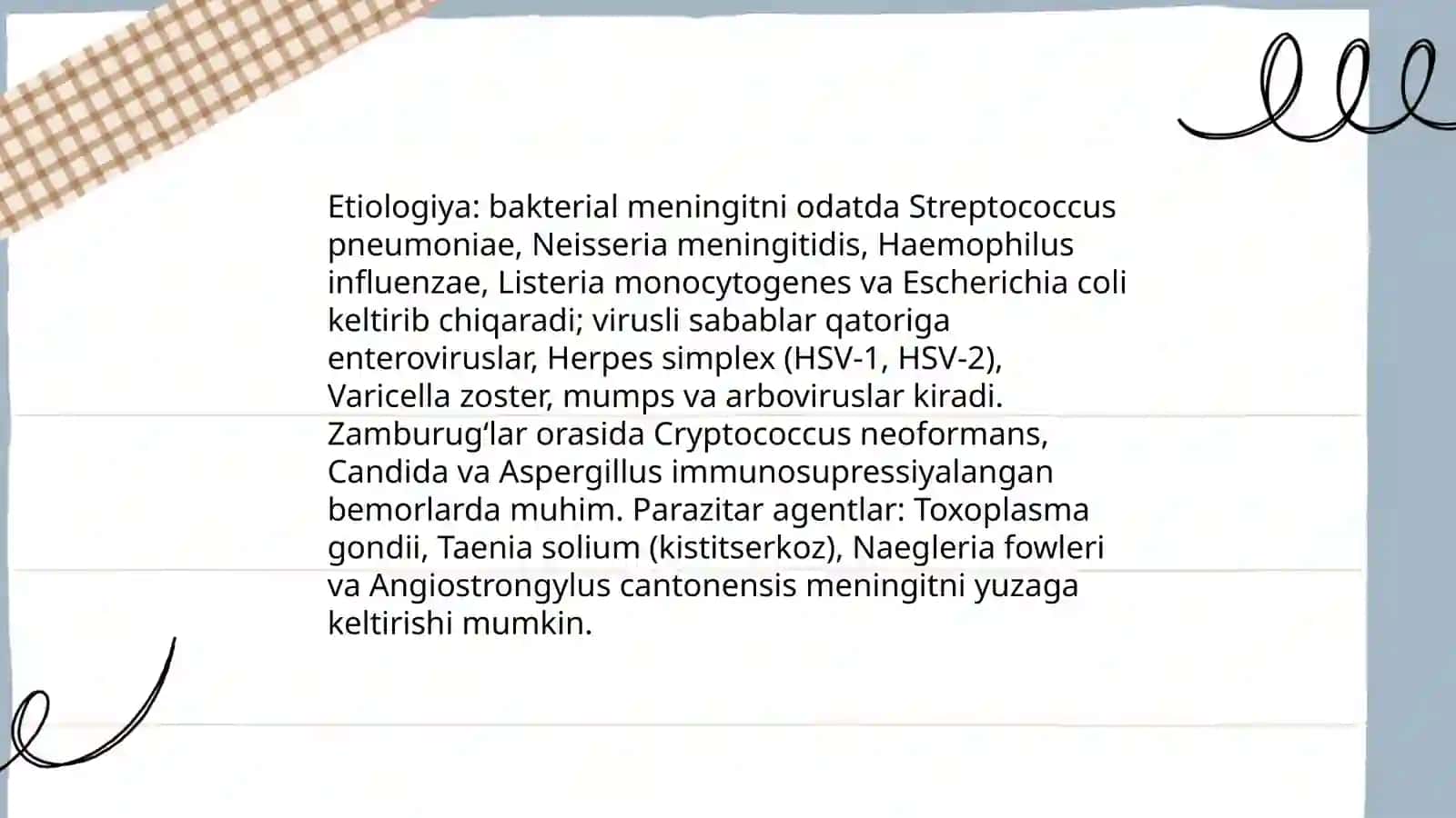 Meningit Asab Tizimi Yuqumli Kasalliklari 4