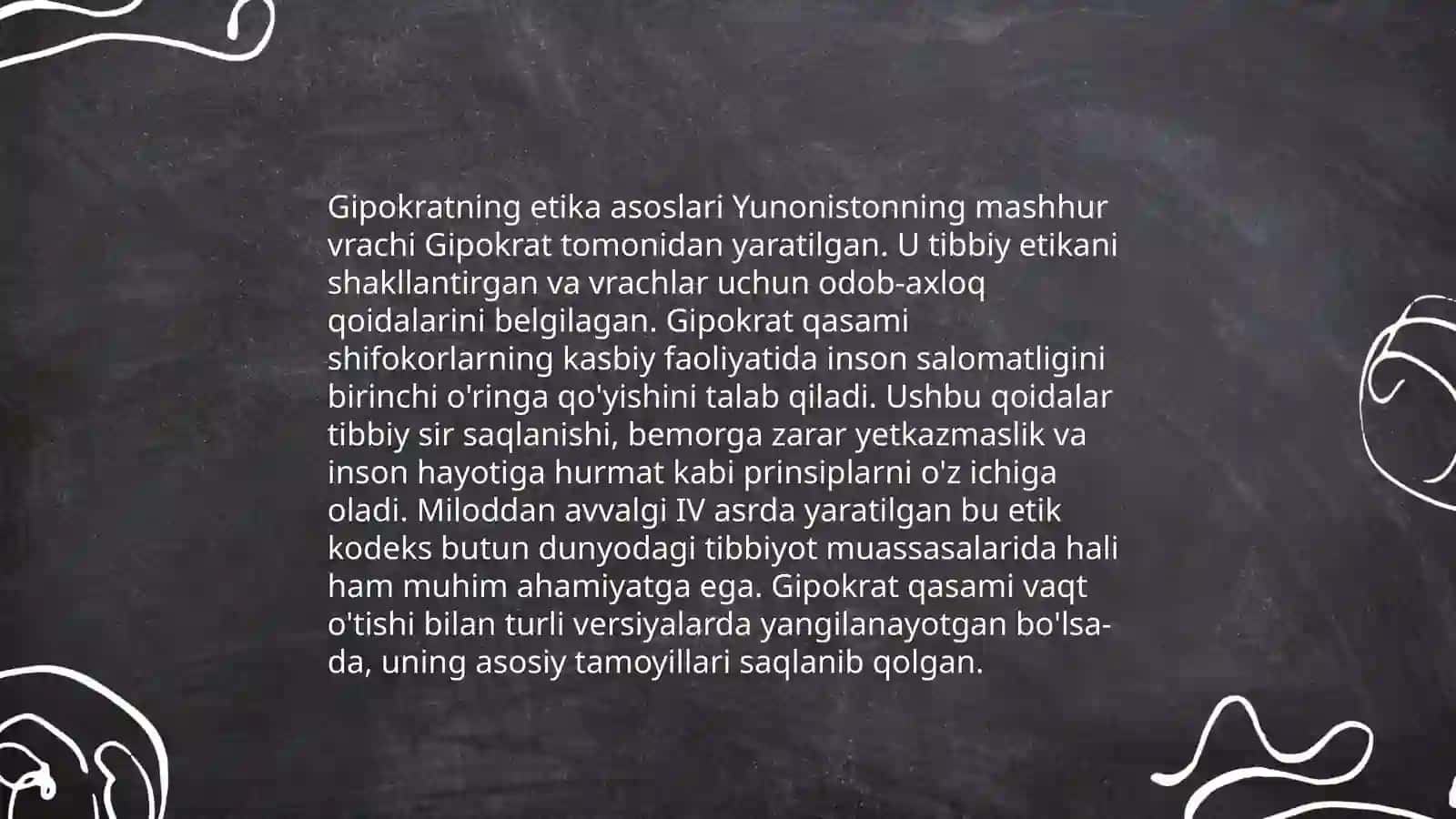 Gipokratning Gipokrat va Tibbiyotning Tarixi 4