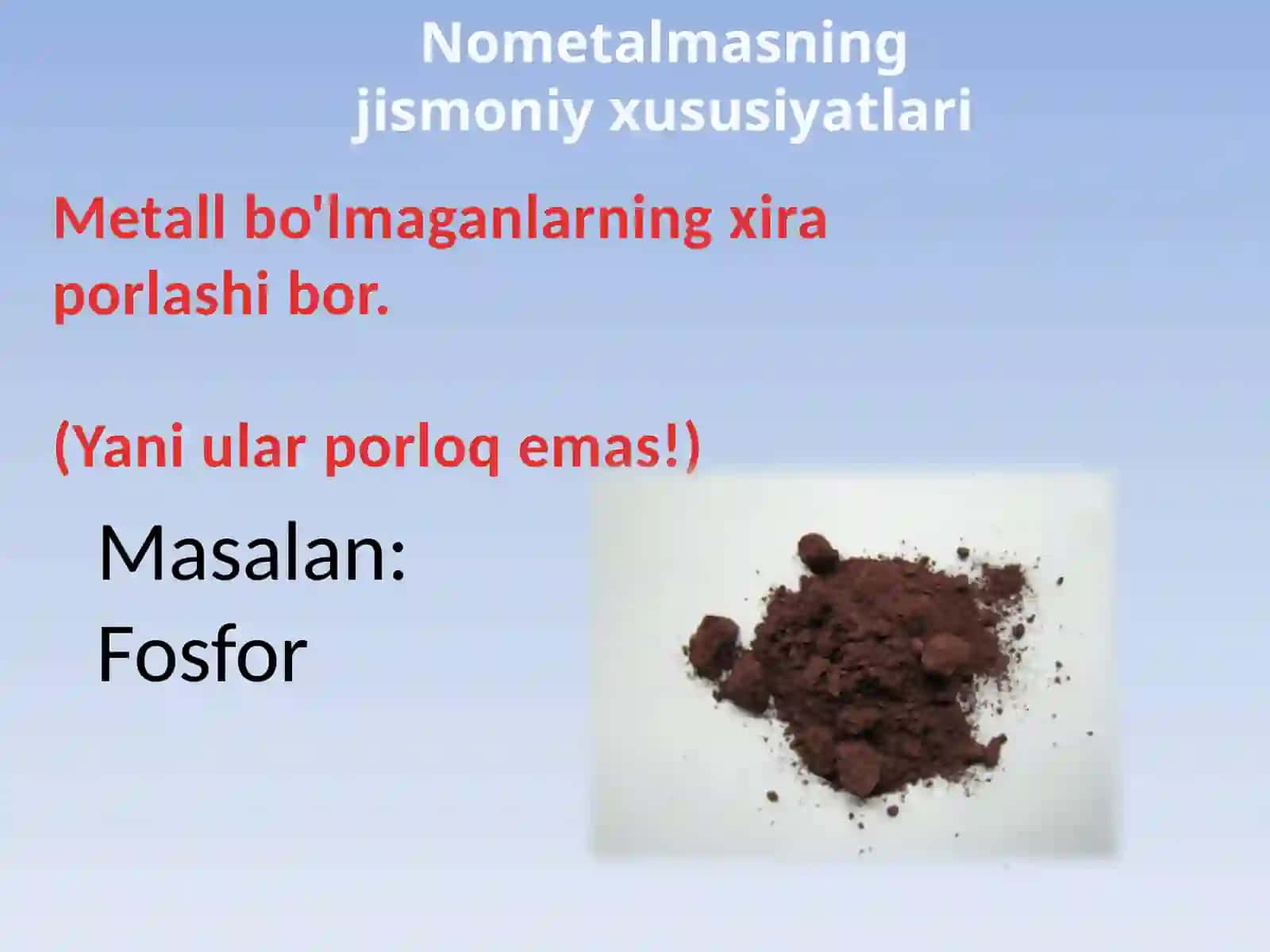 Metalmaslar va ularning umumiy xossalari 4