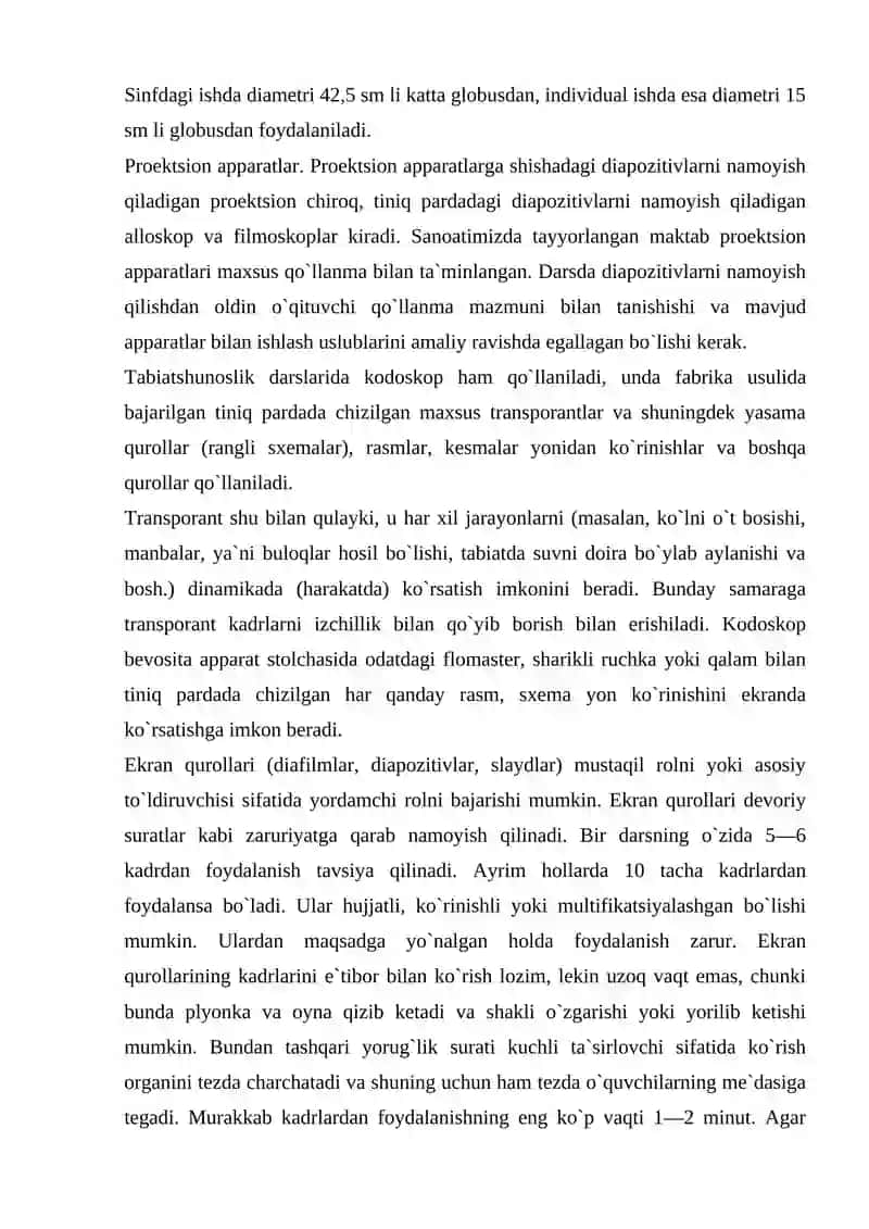 Tabiatshunoslik Darslari 4