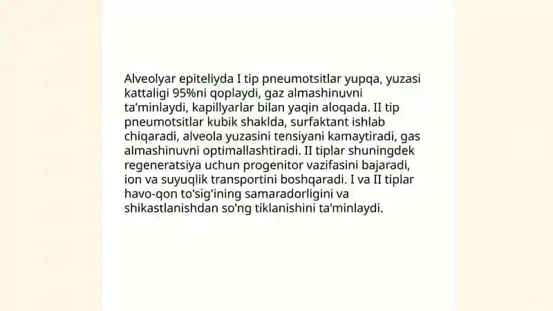 Havo-qon to'sig'ining tuzilishi, vazifalari va patologiyasi 4