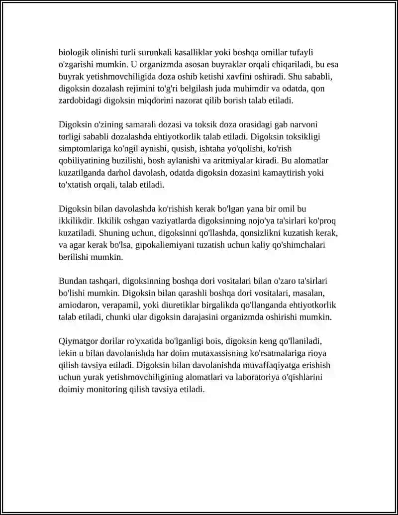 Kardiotonik glikozidlar (digoksin) 4