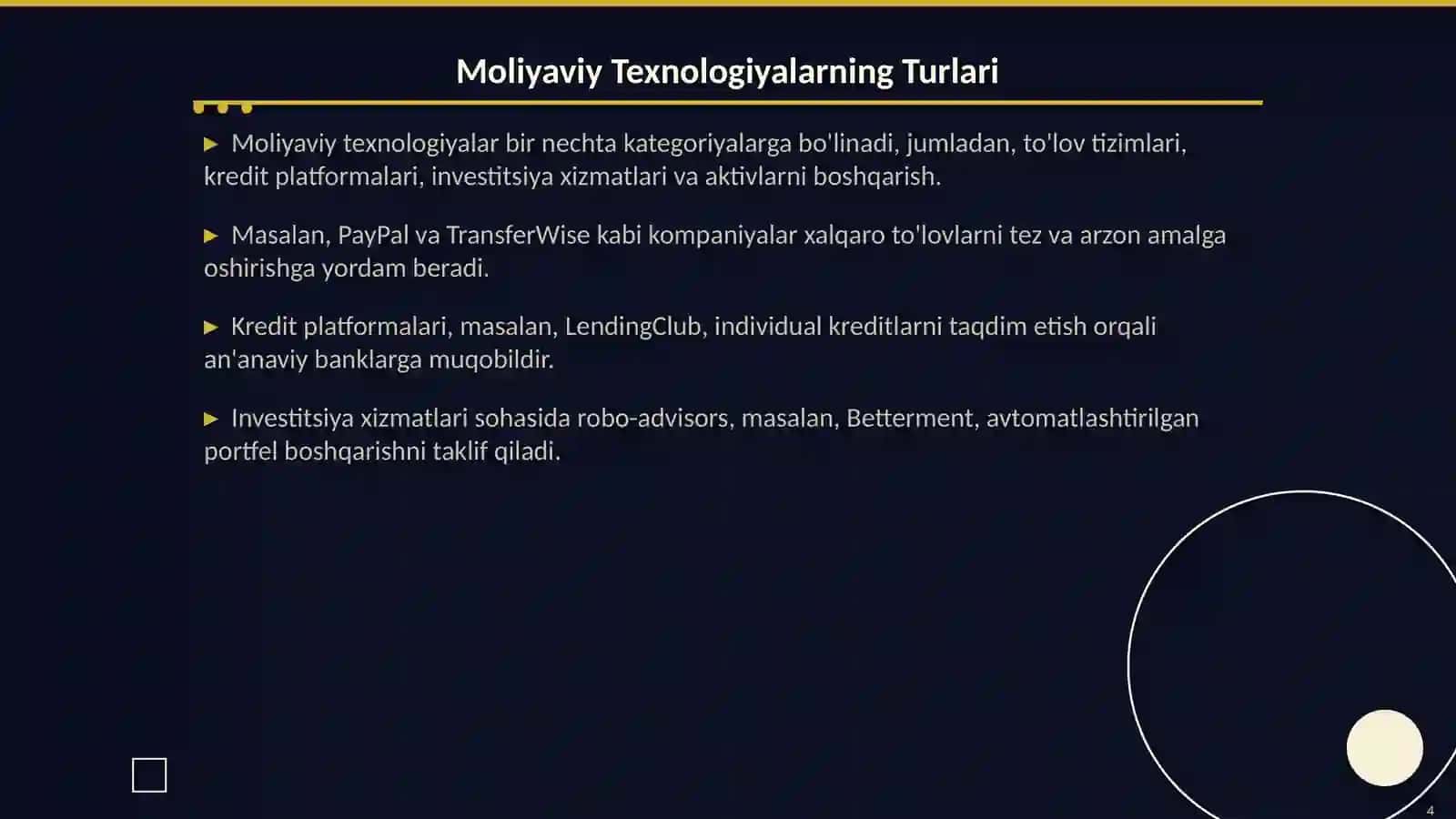 Moliyaviy Texnologiyalarning Mohiyati 4
