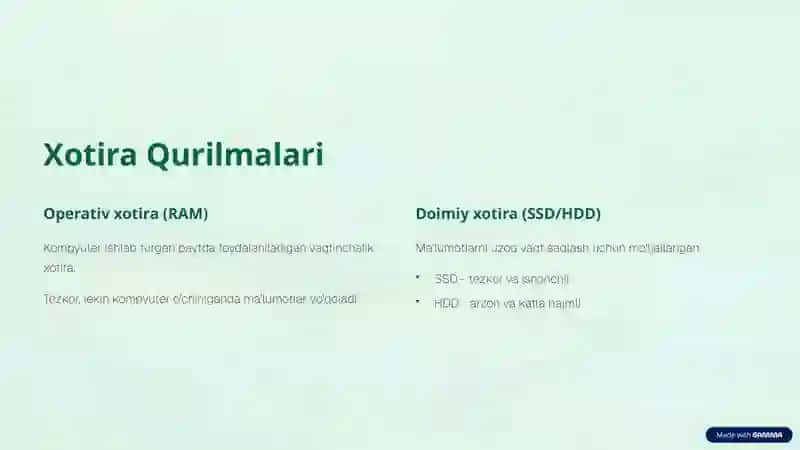 Kompyuter va Uning Qurilmalari 4