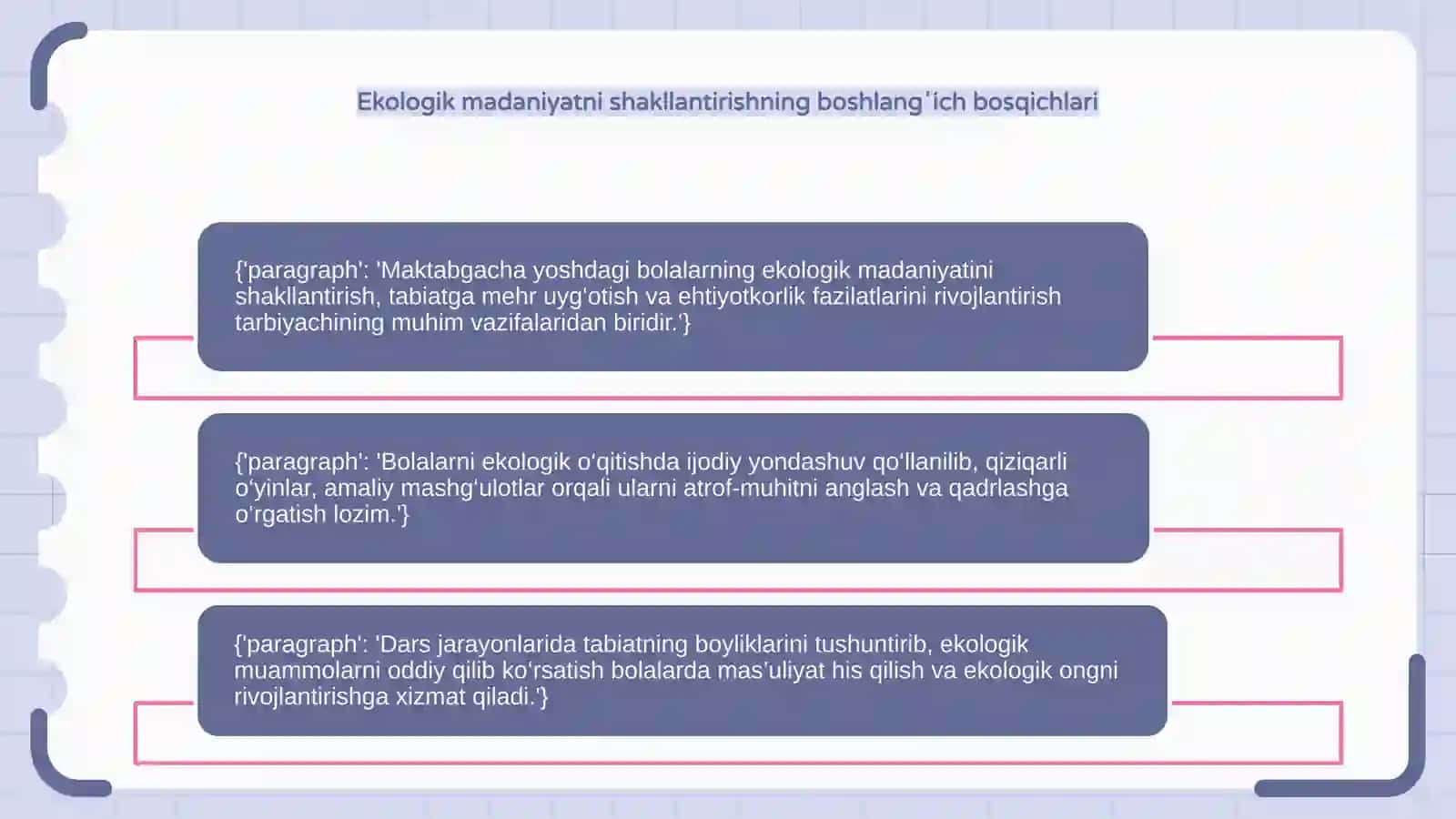 Maktabgacha yosh bolalarga ekologik taʼlim 4