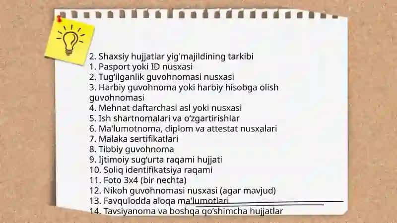 Mehnat daftarchasi 4