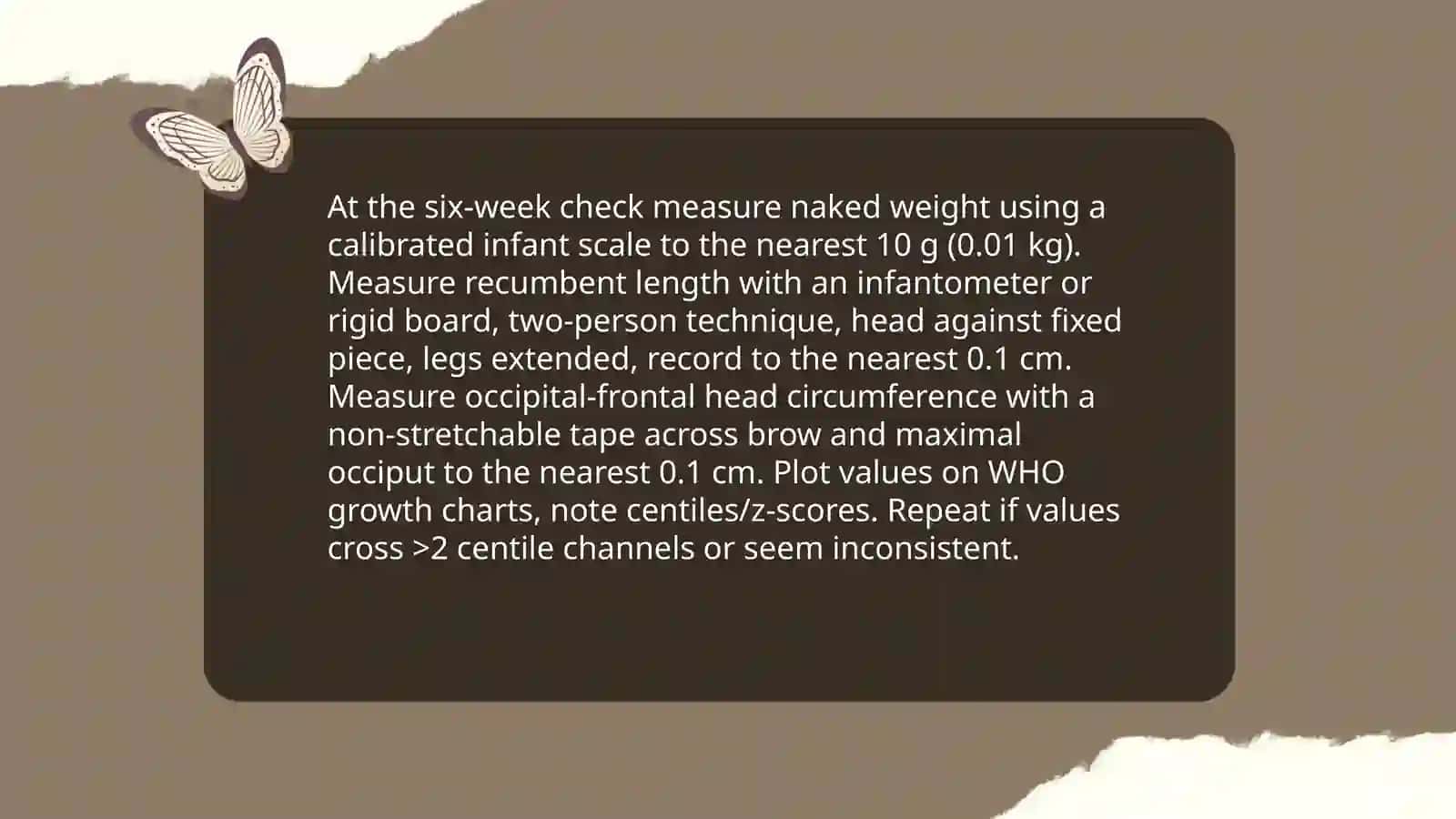 Baby's six-week check 4