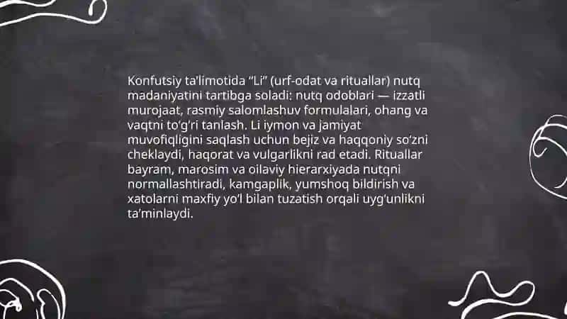Konfutsiy ta'limotida nutq madaniyati masalalari 4