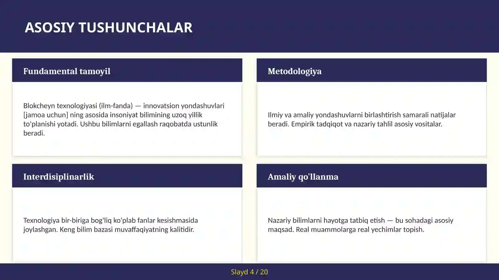 Blokcheyn texnologiyasi (ilm-fanda) — innovatsion yondashuvlari [jamoa uchun] 4