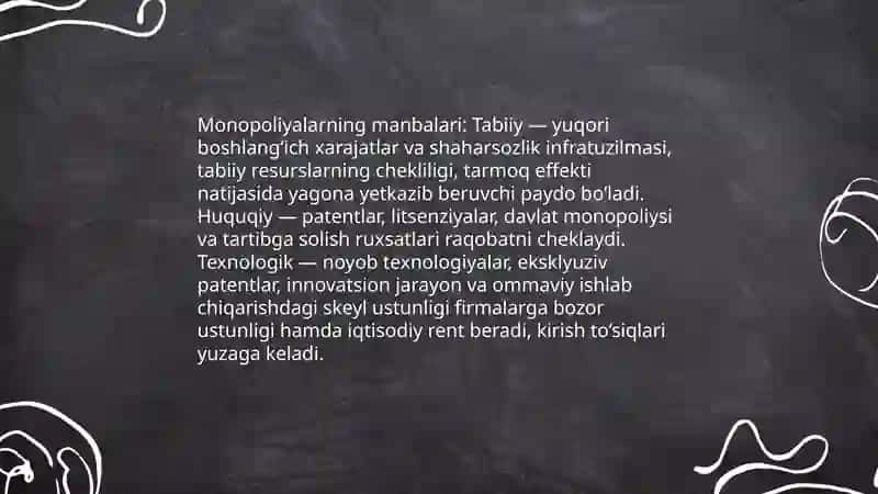 Monopoliya va uning turlari 4