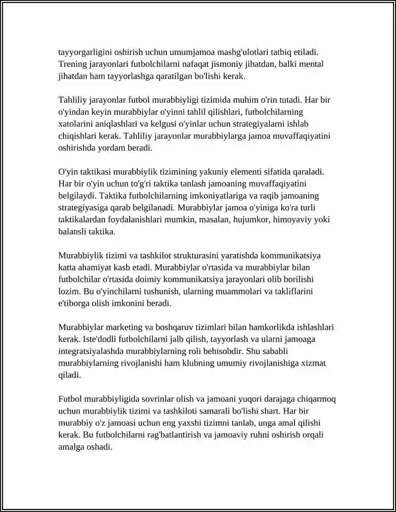 FUTBOLDA MURABBIY ISHINING TASHKIL ETILISHI 4