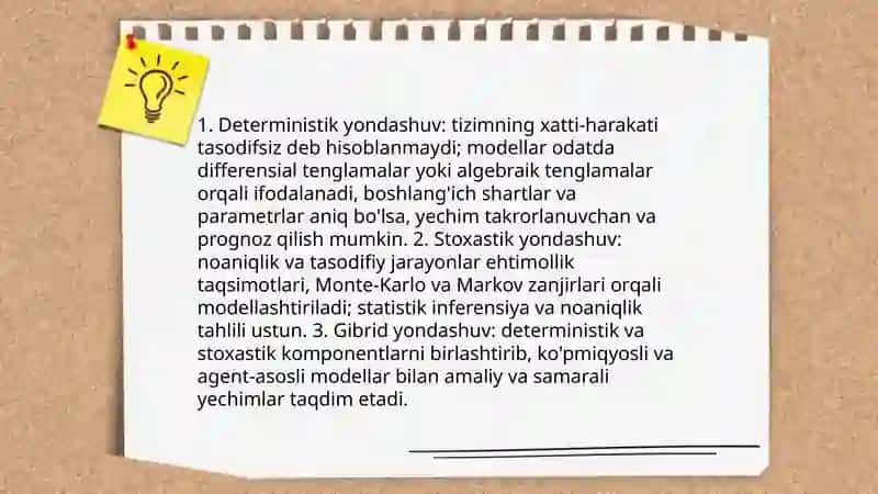 Ilmiy tadqiqotda matematik modellashtirish usullari 4