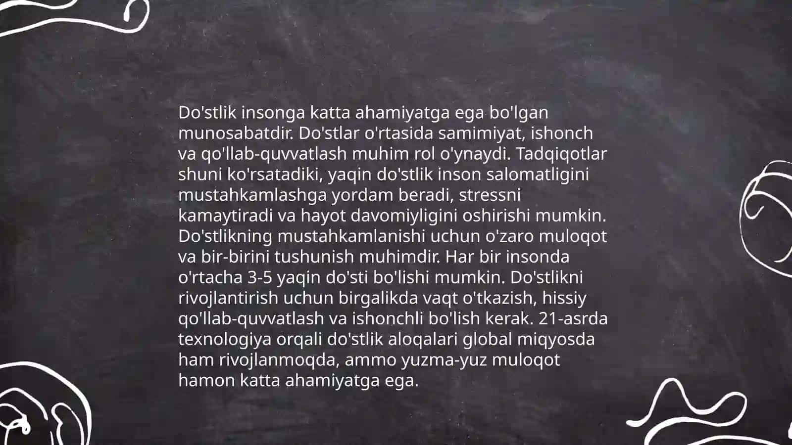 Oila kuni uchun qisqa syujet 4
