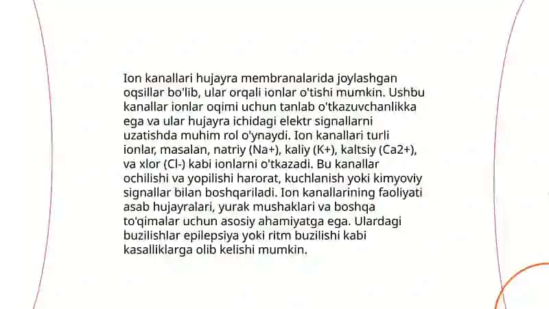 Hujayra membranasida ionlar almashinuvi 4
