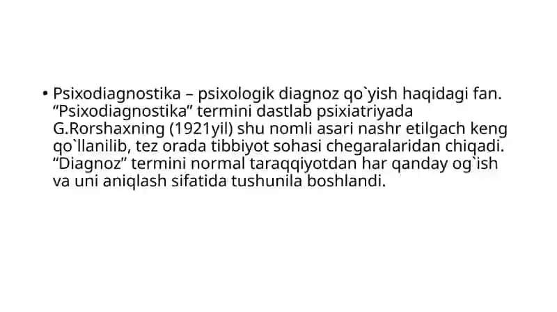 PSIXOLOGIK DIAGNOSTIKA VA ULARNING IMKONIYATI 4