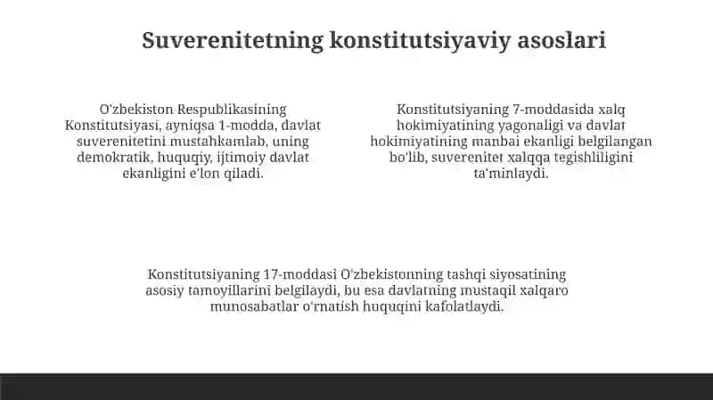 O'zbekiston Respublikasi Davlat Suvereniteti 4