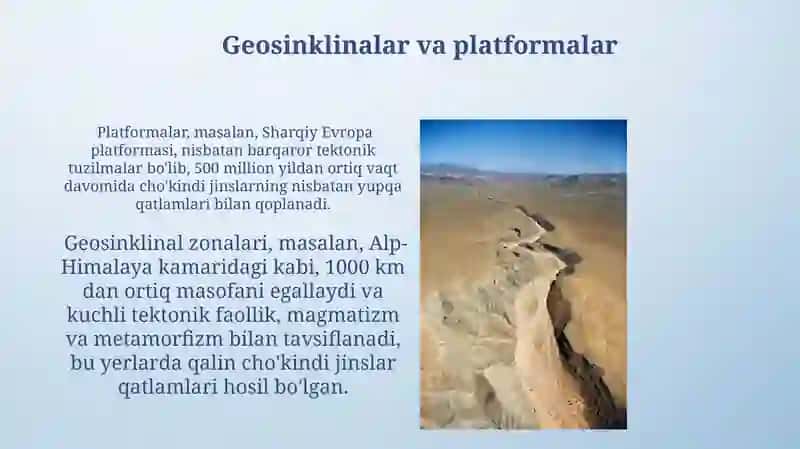 Geologik tektonik jarayonlar 4