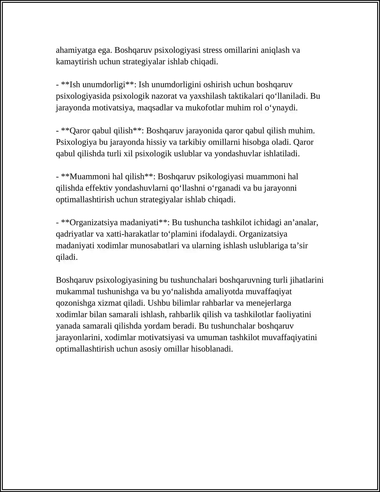 BOSHQARUV PSIXALOGIYASI? 4