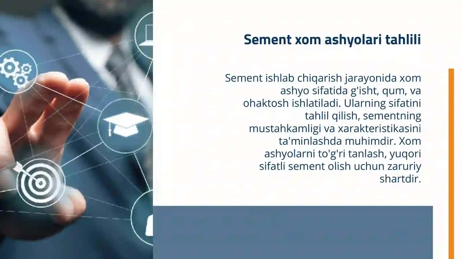 Sement - qirindili plitalar ishlab chiqarish texnologiyasi 4