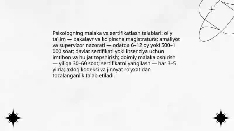 Psixologkning kasbiy faoliyati 4