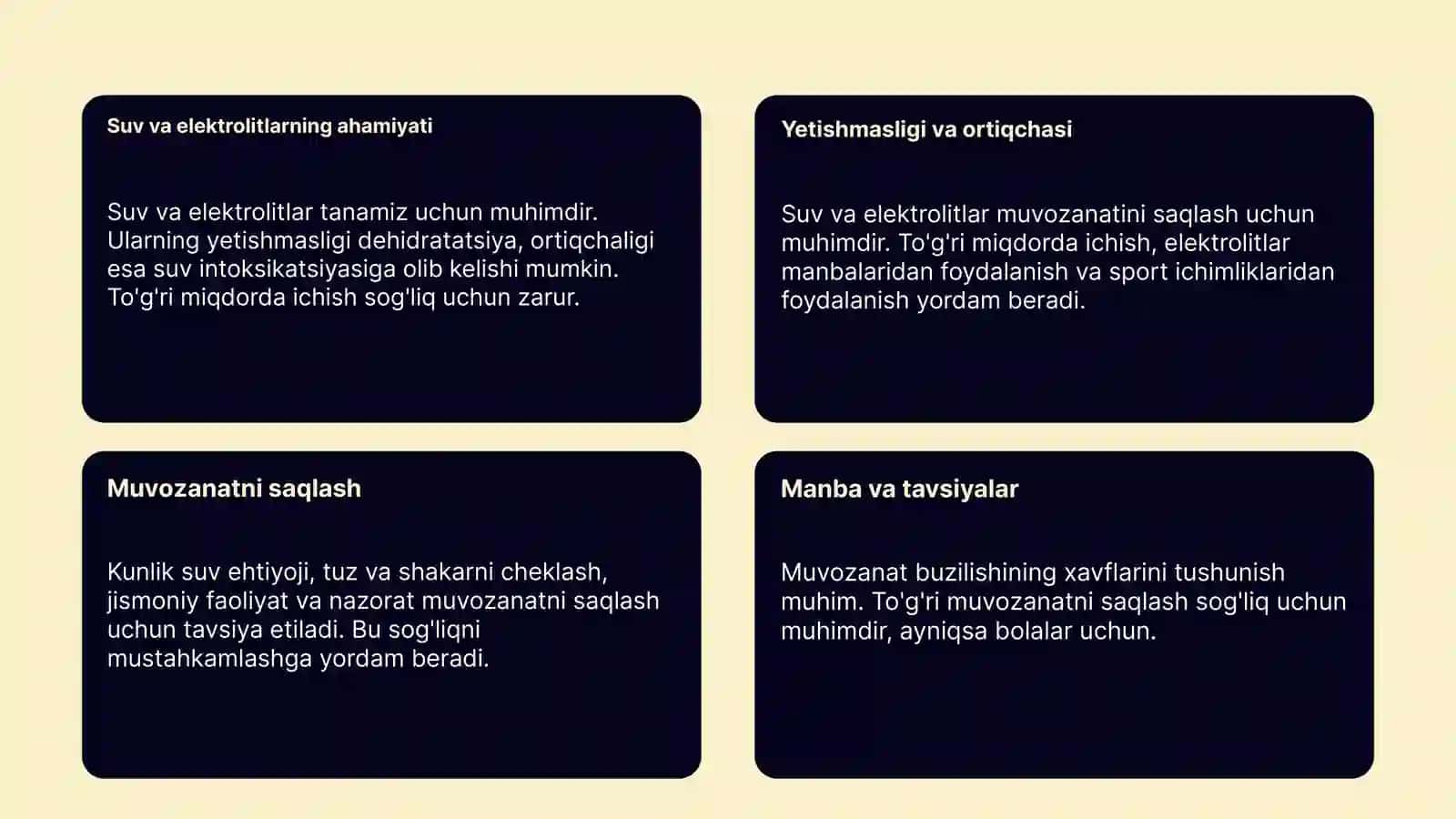 Suv va elektrolitlar muovzanati 4