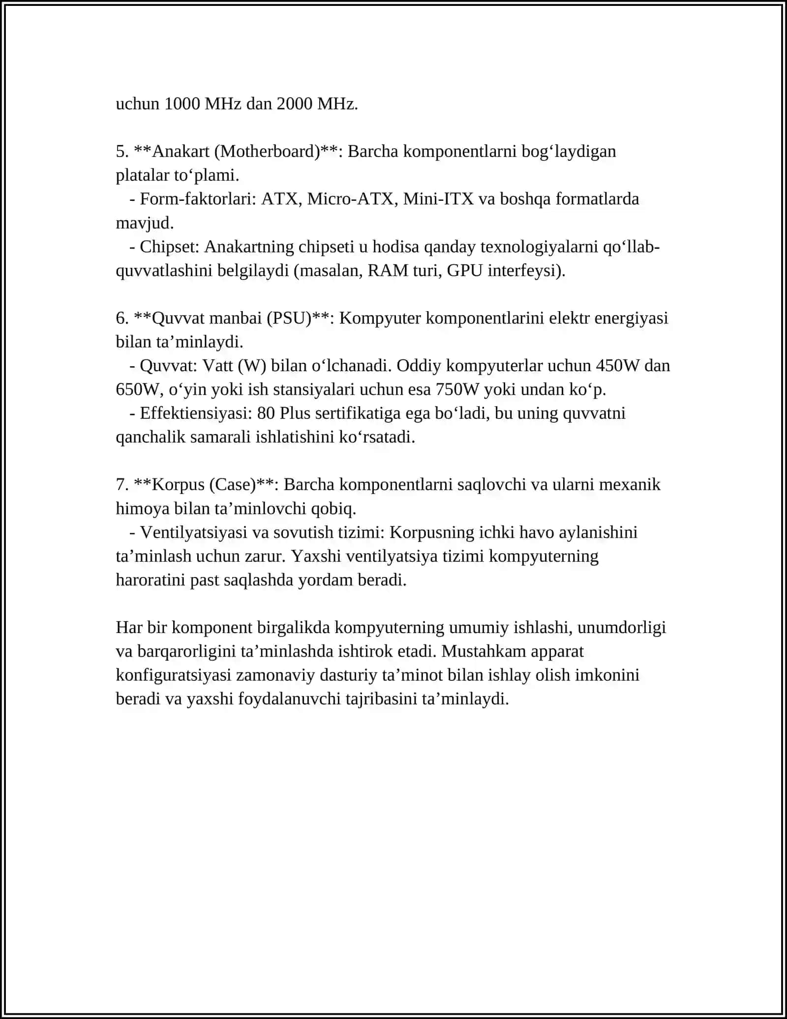 KOMPYUTER ARXITEKTURASI 4