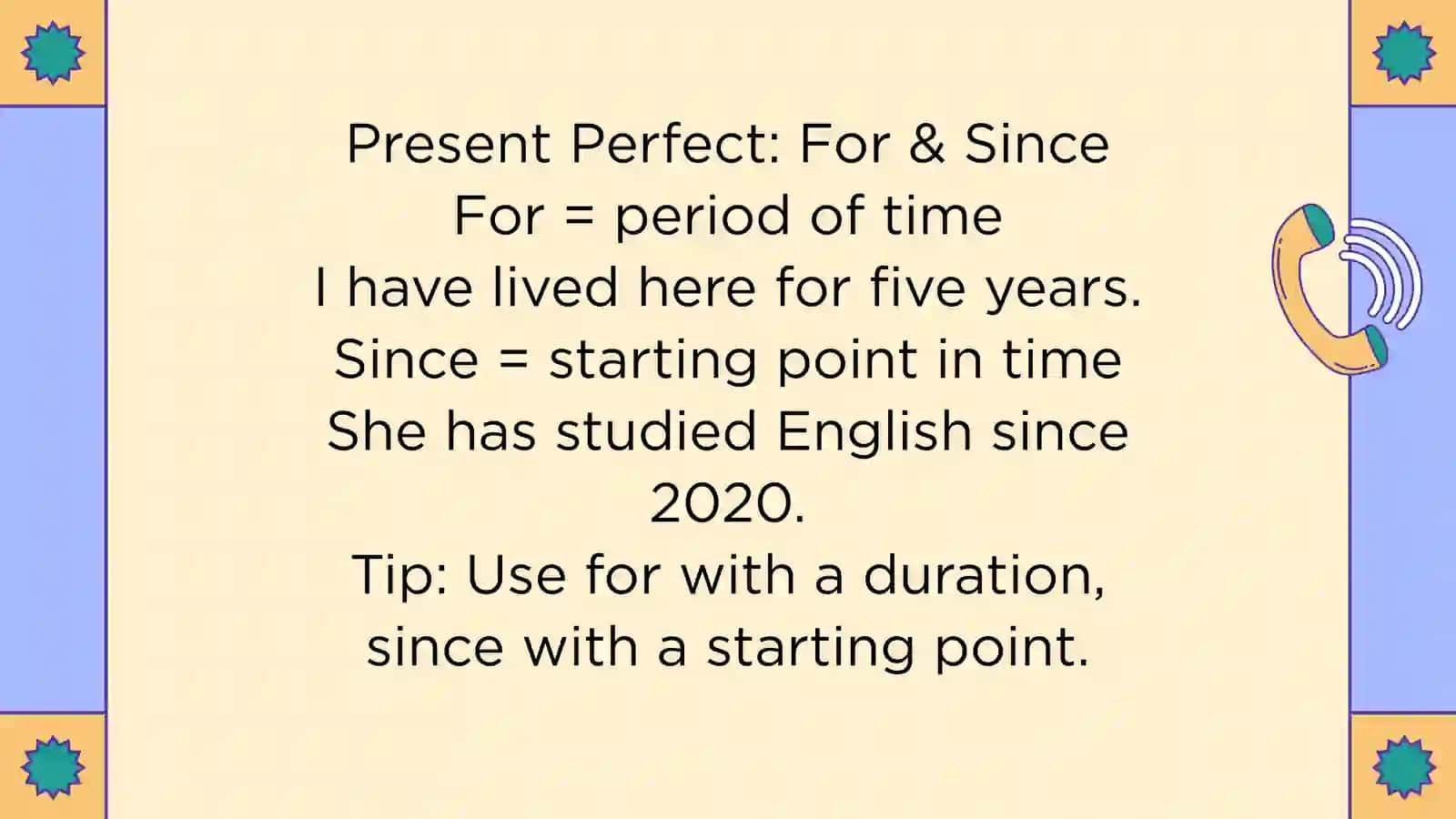 PRESENT PERFECT VS PAST TENSE 4