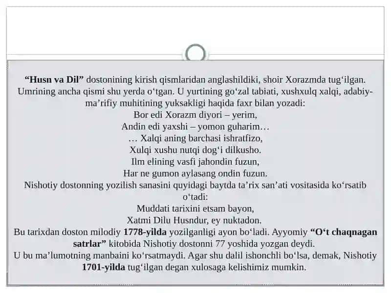 Muhammadniyoz Nishotiyning hayoti va ijodi 4