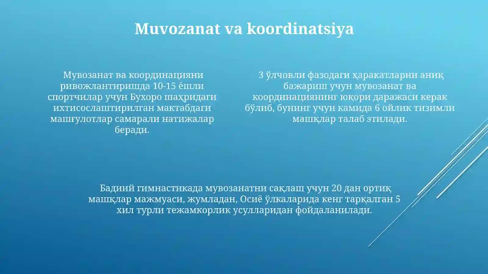 Gimnastika mashqlarini bajarishda jismoniy tayyorgarlik 4