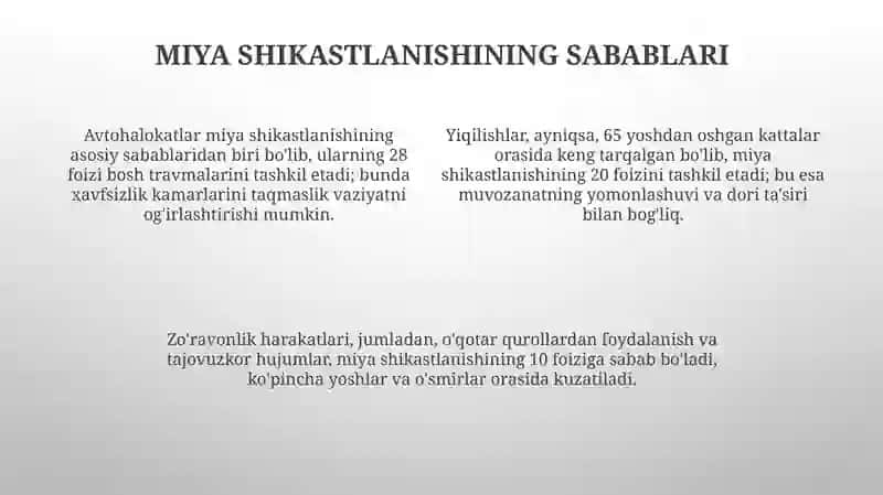 Bosh miya travmasi 4