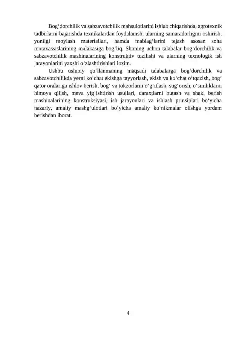 Qishloq xo‘jaligini mexanizatsiyalashtirish 4