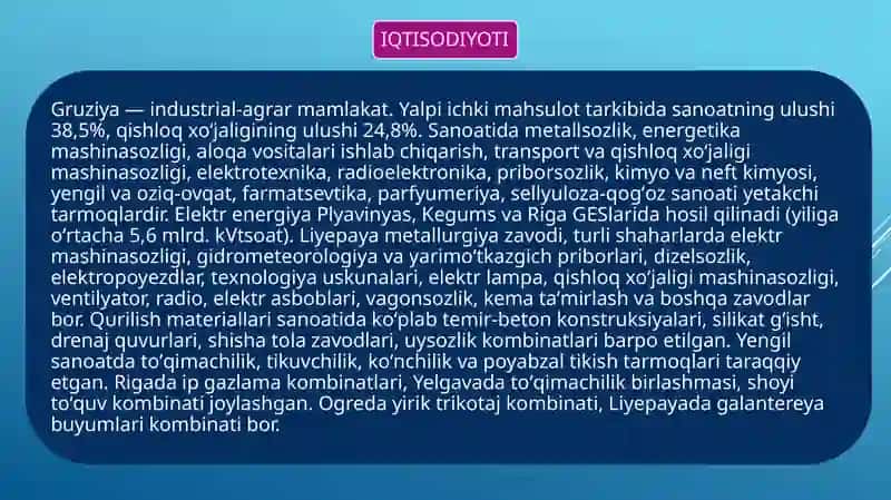 GRUZIYABOJXONA TIZIMI 4
