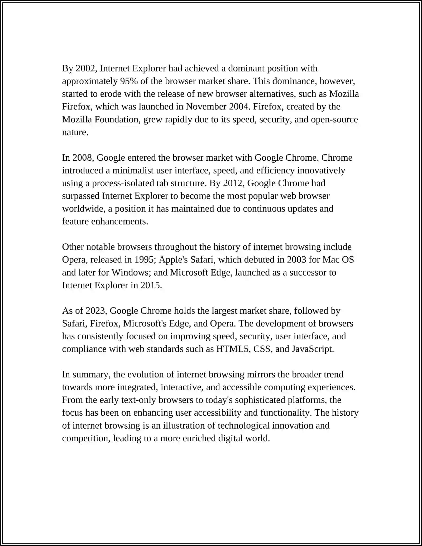 Internet Browsing History 4
