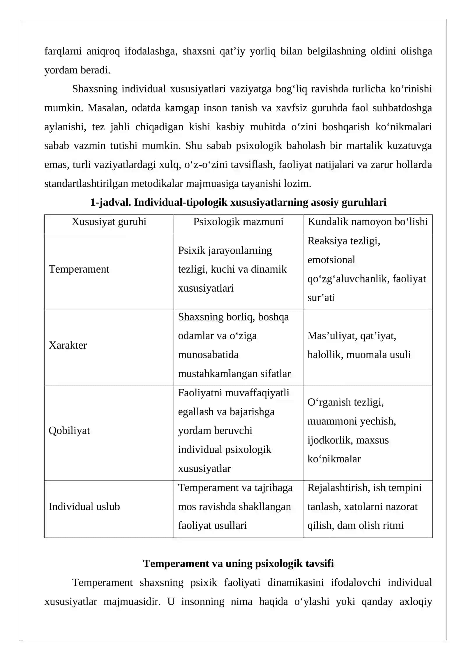 Shaxsning individual-tipologik xususiyatlari 4