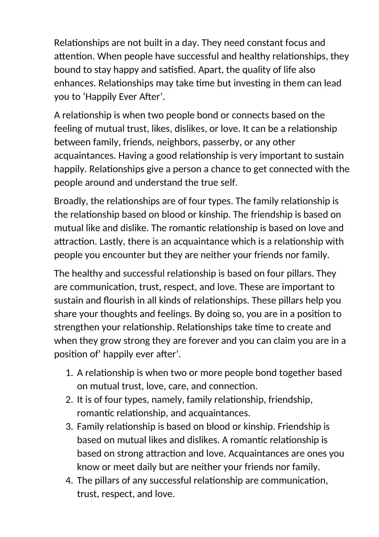 Personal Relationships 4