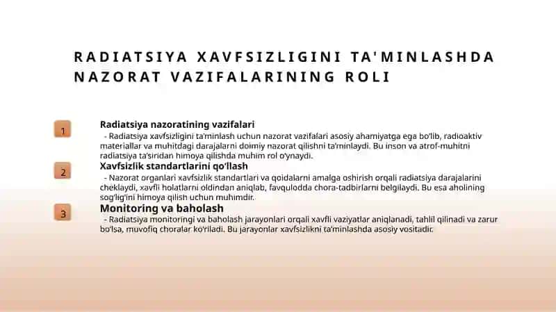 Sanitar-dozimetrik nazorat haqida tushuncha 4