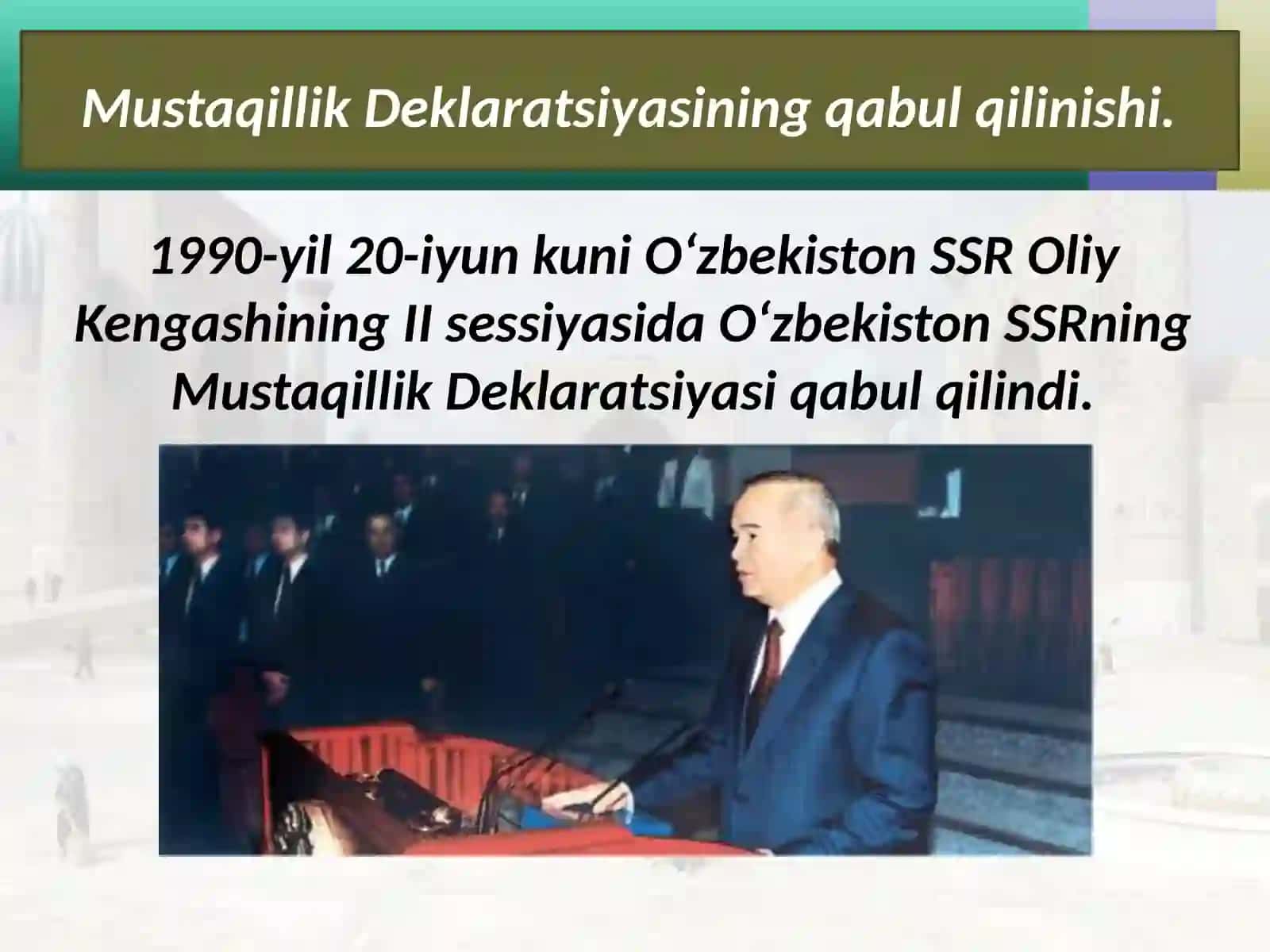 Mustaqil O‘zbekiston Respublikasi 4