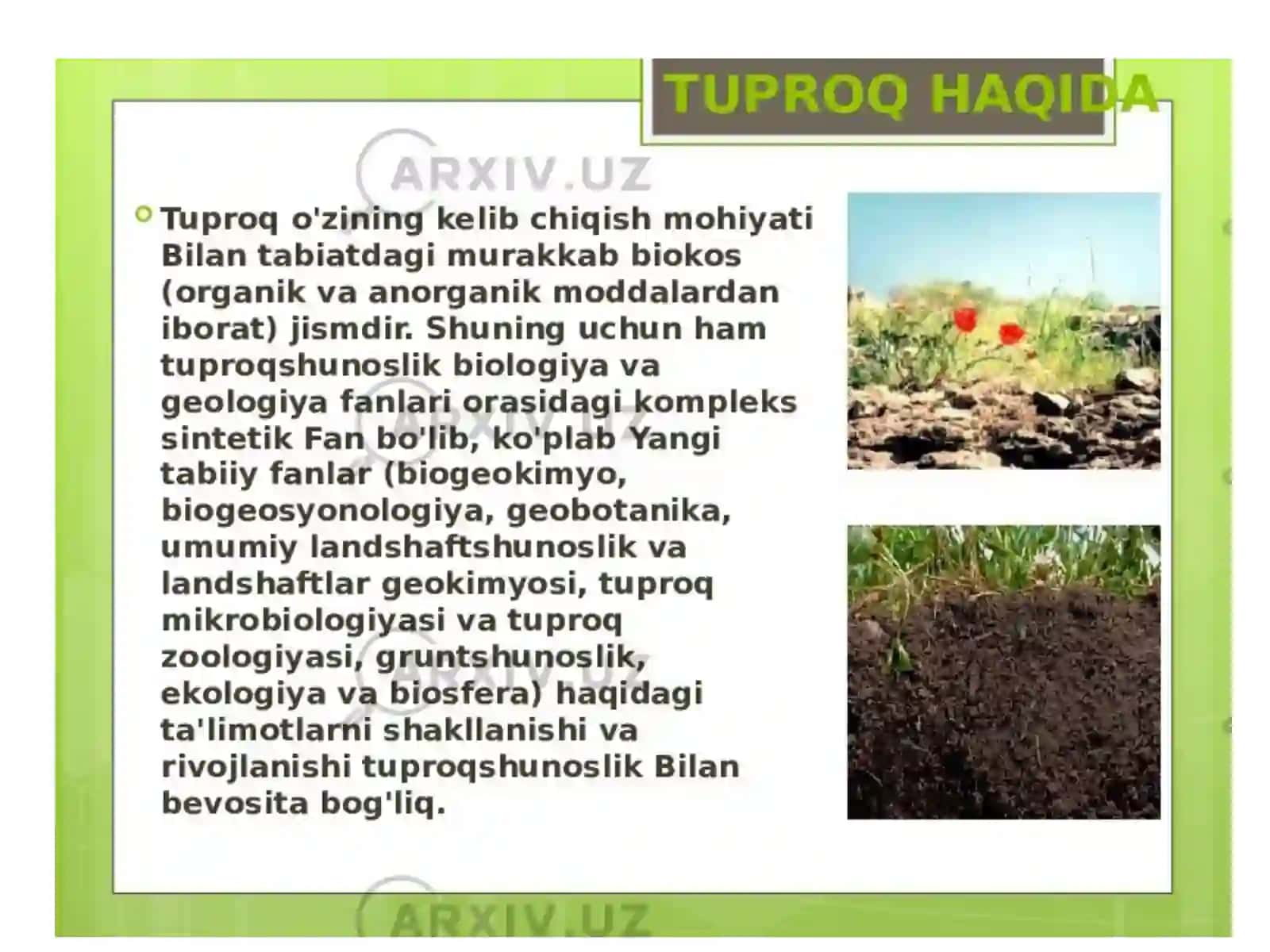 Tuproqlarni tadqiq etishda hissa qoʻshgan olimlar 4