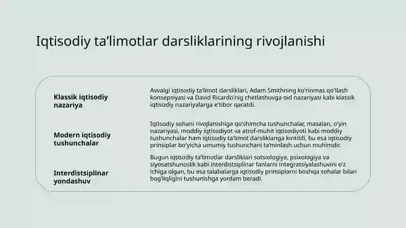 Iqtisodiy taʼlimotlar tarixi muqaddimasi 4