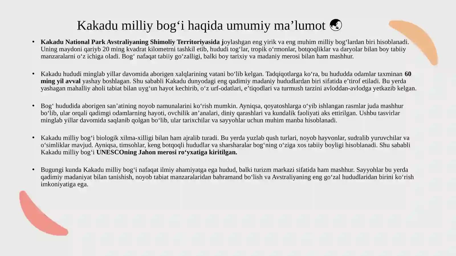 Avstraliyadagi Kakadu milliy bog'i 4