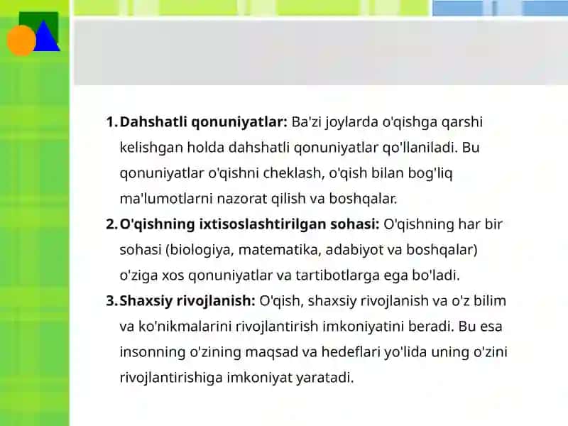 Ta’lim jarayonining psixologik mazmuni 4