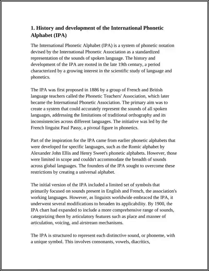 History and development of the International Phonetic Alphabet (IPA) 4