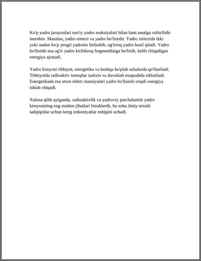 YADRO KIMYOSI VA UNING TIBBIYOTDAGI AHAMIYATI 4