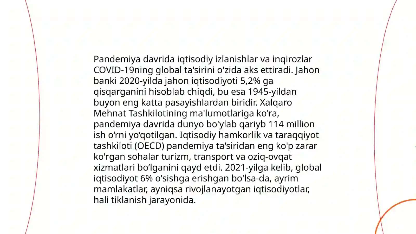 Pandemiya XXI asrning global muammosi va uning oqibatlari 4