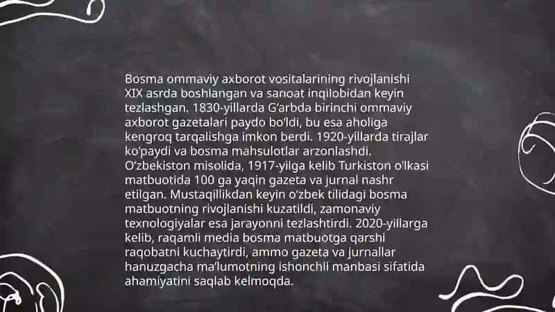 Dunyo noshirlik tizimi tarixi 4