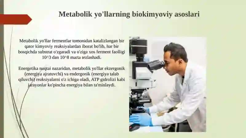 Biokimyoviy va molekulyar genetikyoʻli 4