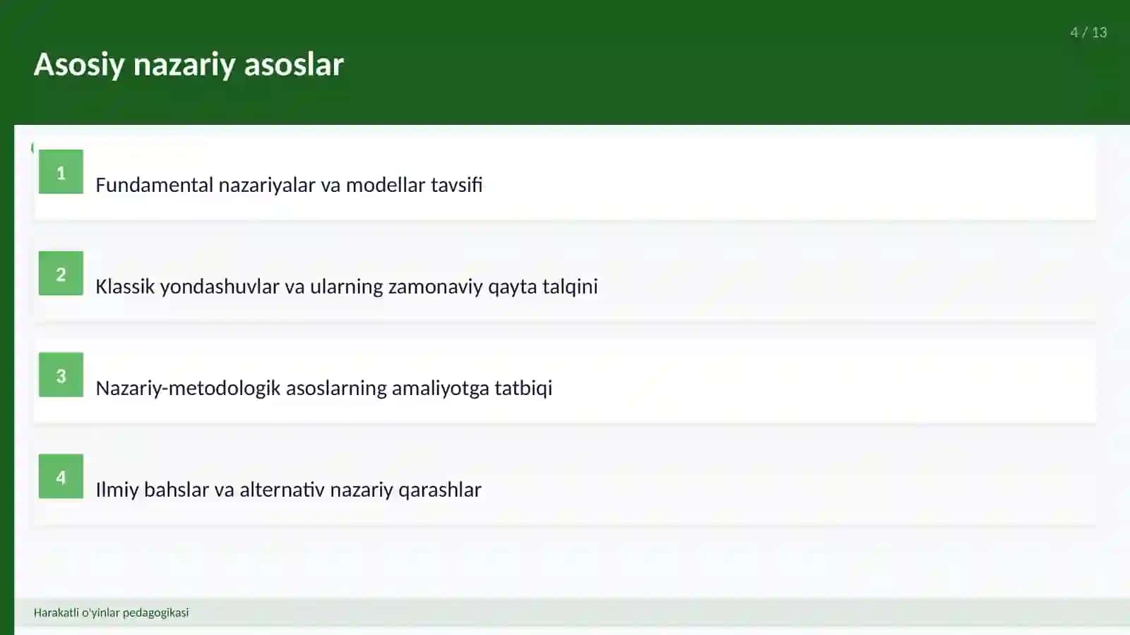 Harakatli o'yinlar pedagogikasi 4
