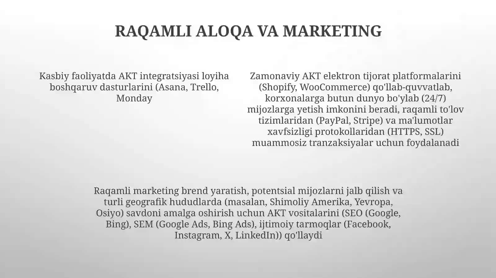 Kasbiy faoliyatda zamonaviy axborot-kommunikatsiya texnologiyalaridan foydalanish 4