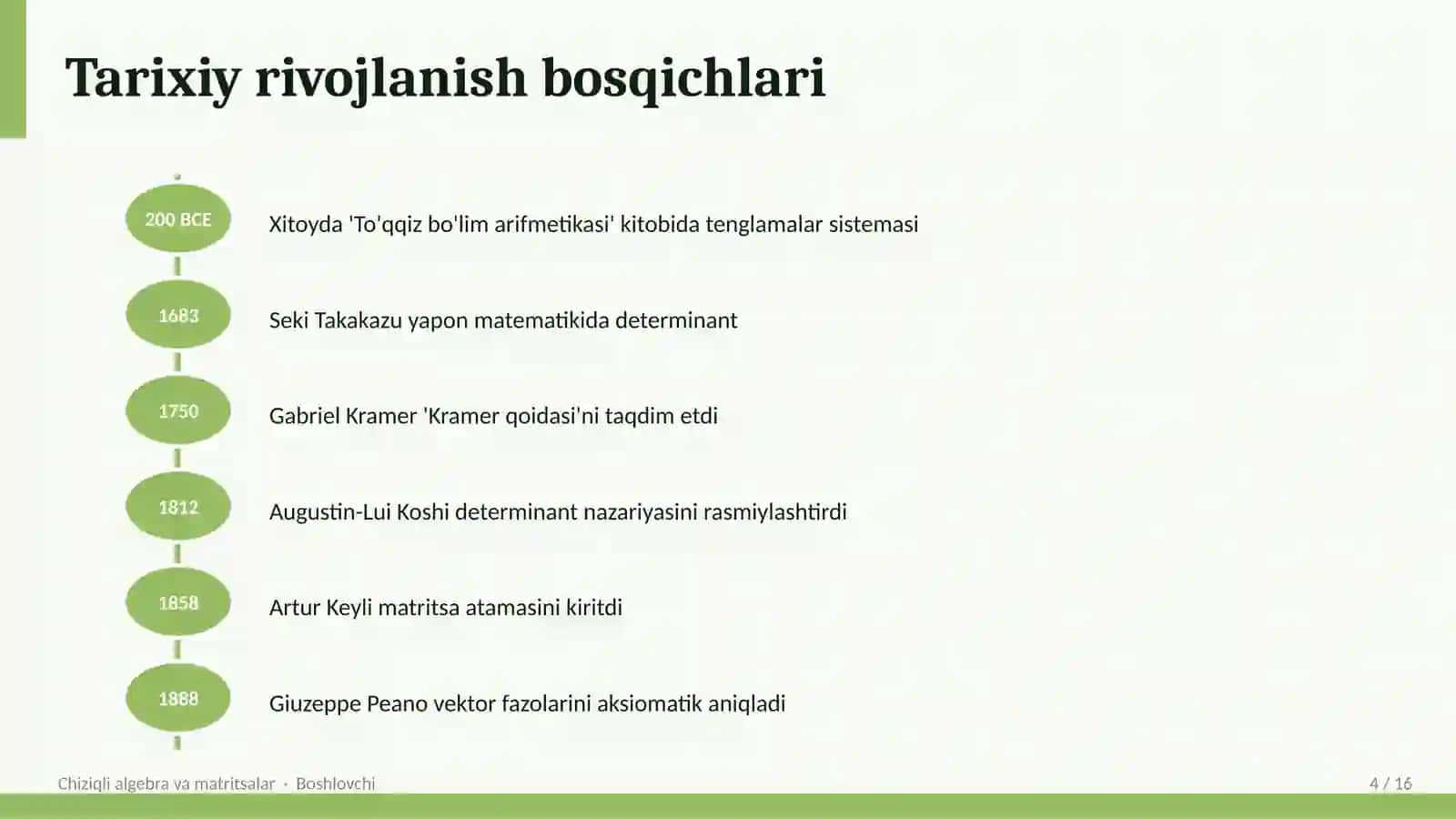 Chiziqli algebra va matritsalar 4
