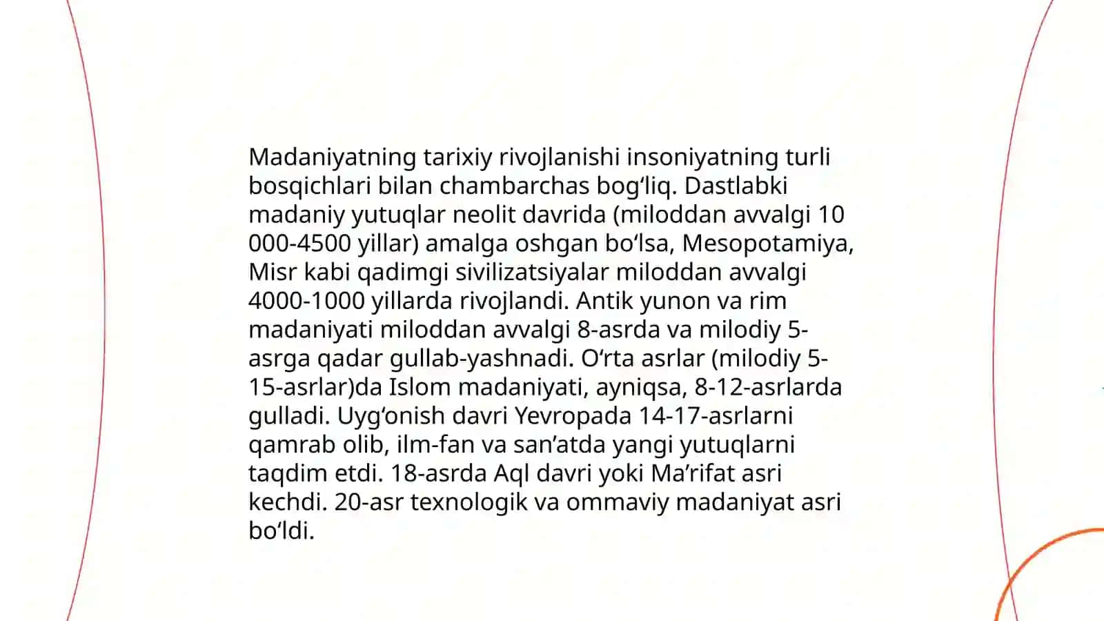 Sivilizatsiya va madaniyat tushinchalari 4